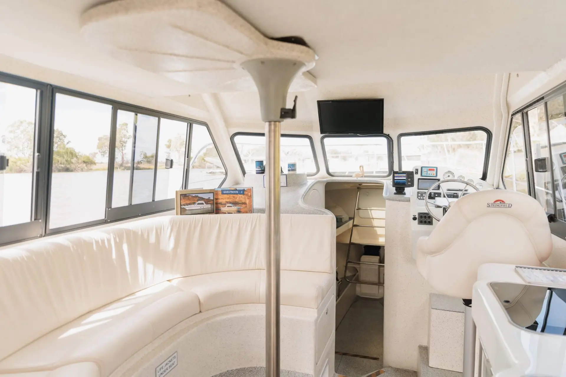 Inside of boat